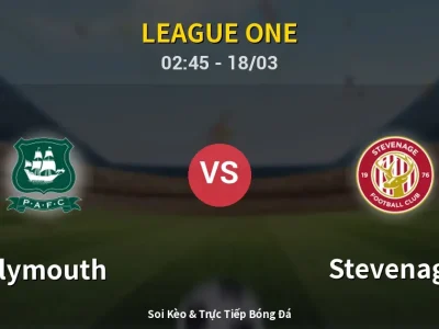 Kết Quả: Plymouth 1-0 Stevenage – Highlight & Bàn Thắng | League One