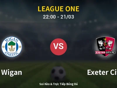 Soi Kèo Wigan vs Exeter City – 22:00 21/03 | Nhận Định, Dự Đoán Tỷ Số