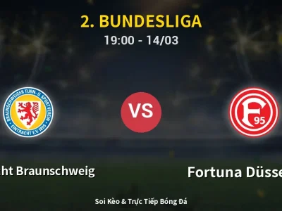 Kết Quả: Eintracht Braunschweig 1-0 Fortuna Düsseldorf – Highlight & Bàn Thắng | 2. Bundesliga