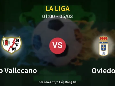 Kết Quả: Rayo Vallecano 3-0 Oviedo – Highlight & Bàn Thắng | La Liga