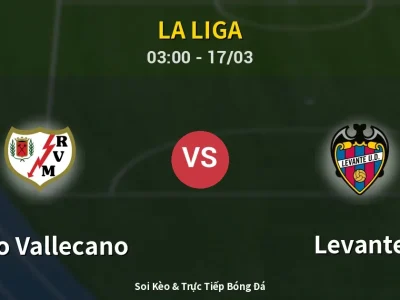Kết Quả: Rayo Vallecano 1-1 Levante – Highlight & Bàn Thắng | La Liga
