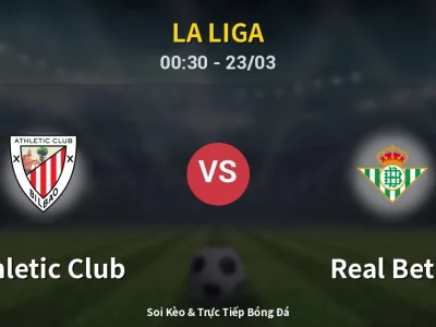 Kết Quả: Athletic Club 2-1 Real Betis – Highlight & Bàn Thắng | La Liga
