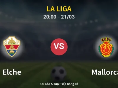 🔴 Trực Tiếp: Elche 0-0 Mallorca – Link Xem La Liga (Full HD)