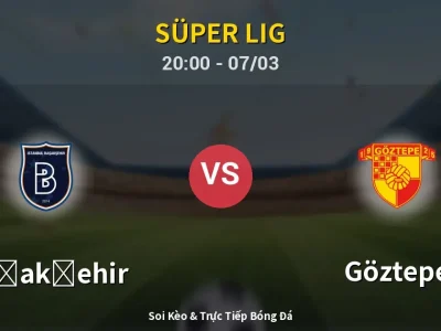 🔴 Trực Tiếp: Başakşehir 2-1 Göztepe – Link Xem Süper Lig (Full HD)