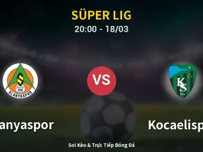 Kết Quả: Alanyaspor 5-0 Kocaelispor – Highlight & Bàn Thắng | Süper Lig