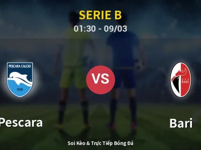 Kết Quả: Pescara 4-0 Bari – Highlight & Bàn Thắng | Serie B