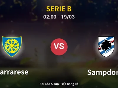 Kết Quả: Carrarese 2-0 Sampdoria – Highlight & Bàn Thắng | Serie B
