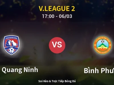 Kết Quả: Than Quang Ninh 1-1 Bình Phước – Highlight & Bàn Thắng | V.League 2