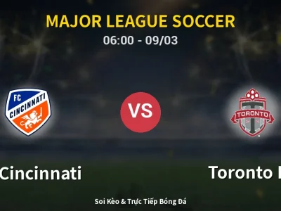 Kết Quả: FC Cincinnati 0-1 Toronto FC – Highlight & Bàn Thắng | Major League Soccer