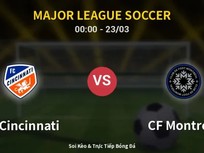 Kết Quả: FC Cincinnati 4-3 CF Montreal – Highlight & Bàn Thắng | Major League Soccer