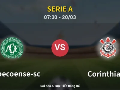 Kết Quả: Chapecoense-sc 0-0 Corinthians – Highlight & Bàn Thắng | Serie A