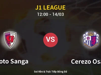 Kết Quả: Kyoto Sanga 1-2 Cerezo Osaka – Highlight & Bàn Thắng | J1 League