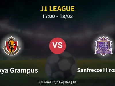 Soi Kèo Nagoya Grampus vs Sanfrecce Hiroshima – 17:00 18/03 | Nhận Định, Dự Đoán Tỷ Số