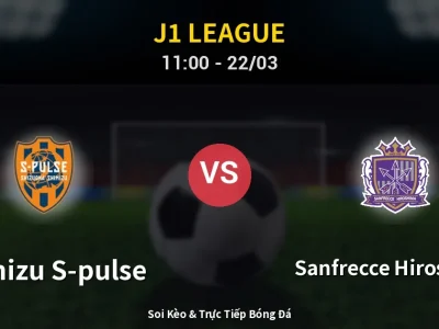 Kết Quả: Shimizu S-pulse 3-1 Sanfrecce Hiroshima – Highlight & Bàn Thắng | J1 League