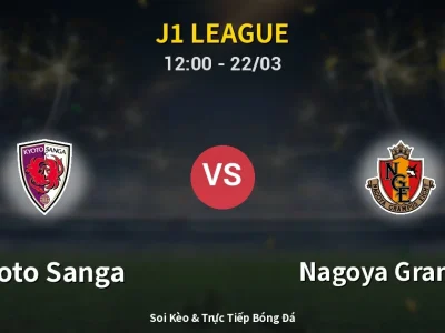 Kết Quả: Kyoto Sanga 1-1 Nagoya Grampus – Highlight & Bàn Thắng | J1 League