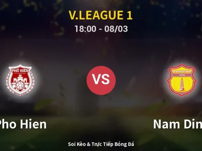 Kết Quả: Pho Hien 0-1 Nam Dinh – Highlight & Bàn Thắng | V.League 1
