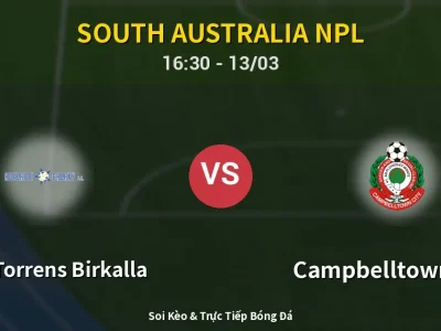 Kết Quả: West Torrens Birkalla 3-2 Campbelltown City – Highlight & Bàn Thắng | South Australia NPL