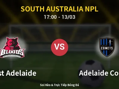 Kết Quả: West Adelaide 3-0 Adelaide Comets – Highlight & Bàn Thắng | South Australia NPL