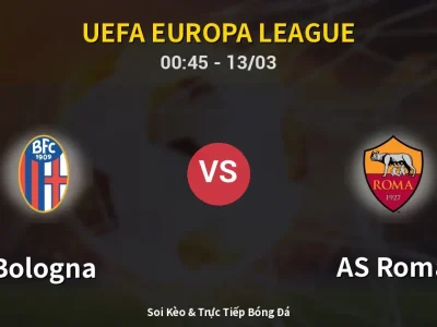 Kết Quả: Bologna 1-1 AS Roma – Highlight & Bàn Thắng | UEFA Europa League
