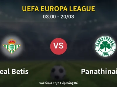 Kết Quả: Real Betis 4-0 Panathinaikos – Highlight & Bàn Thắng | UEFA Europa League