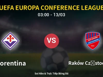 Kết Quả: Fiorentina 2-1 Raków Częstochowa – Highlight & Bàn Thắng | UEFA Europa Conference League
