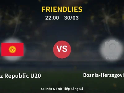Soi Kèo Kyrgyz Republic U20 vs Bosnia-Herzegovina U17 – 22:00 30/03 | Nhận Định, Dự Đoán Tỷ Số