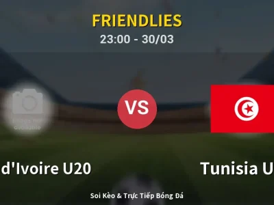 Soi Kèo Côte d’Ivoire U20 vs Tunisia U23 – 23:00 30/03 | Nhận Định, Dự Đoán Tỷ Số