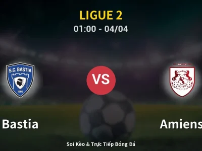Kết Quả: Bastia 1-1 Amiens – Highlight & Bàn Thắng | Ligue 2
