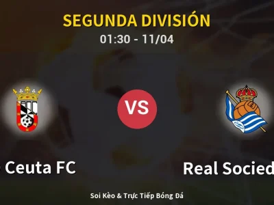 🔴 Trực Tiếp: AD Ceuta FC 0-0 Real Sociedad II – Link Xem Segunda División (Full HD)