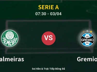 Kết Quả: Palmeiras 2-1 Gremio – Highlight & Bàn Thắng | Serie A