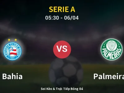 Kết Quả: Bahia 1-2 Palmeiras – Highlight & Bàn Thắng | Serie A