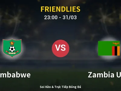 Soi Kèo Zimbabwe vs Zambia U23 – 23:00 31/03 | Nhận Định, Dự Đoán Tỷ Số
