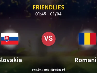 Kết Quả: Slovakia 2-0 Romania – Highlight & Bàn Thắng | Friendlies